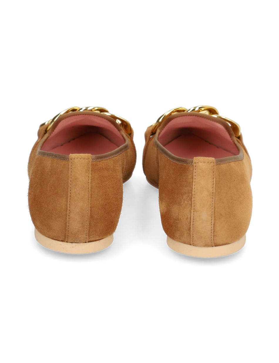 Veloursleder Ballerina