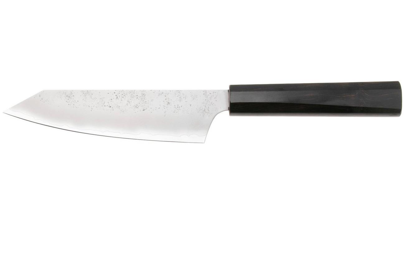 Sakai Takayuki Nashiji VG10 Ebony 14098 wa-kengata santoku, 16 cm