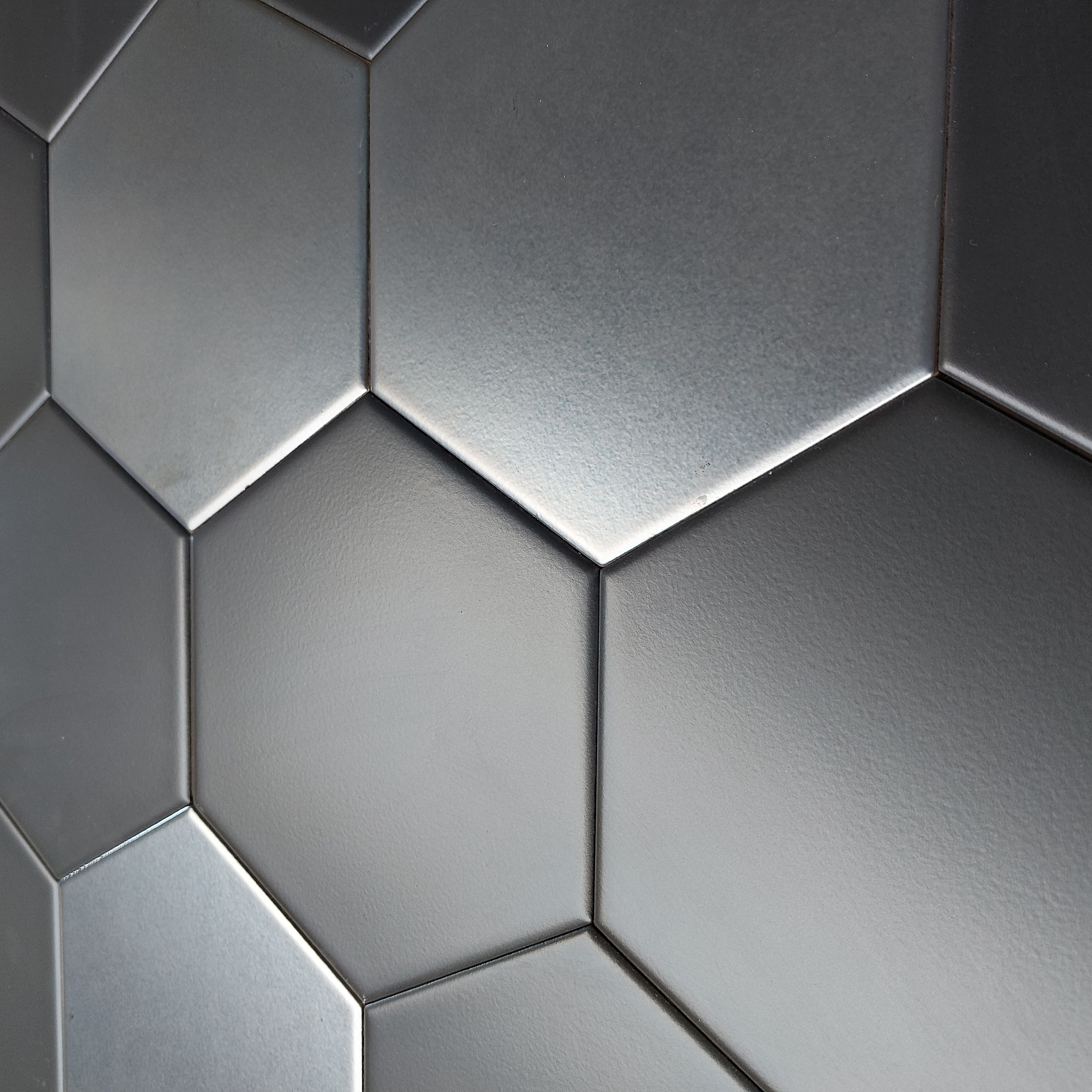 DTG Onda wandtegel hexagon 15x17 platina