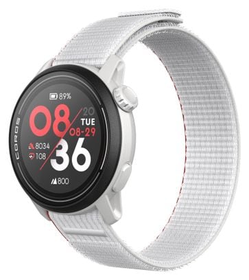 Montre GPS Coros Pace 3 Nylon Chalk - Blanc