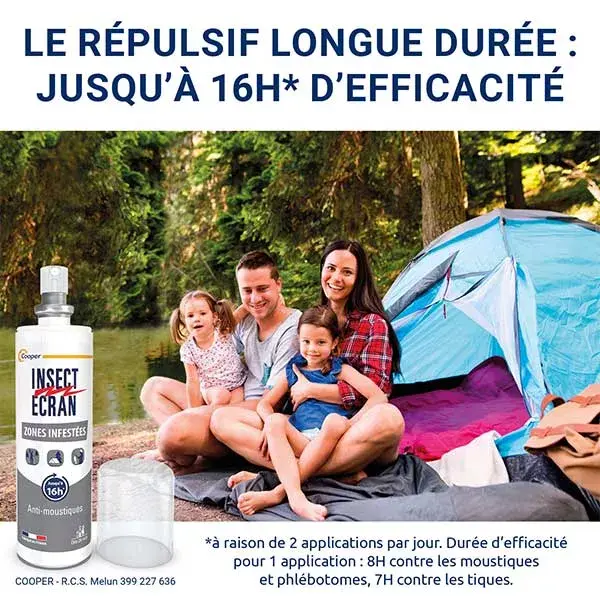 Spray Repelente de Mosquitos Insect Screen para Áreas Infestadas 100ml