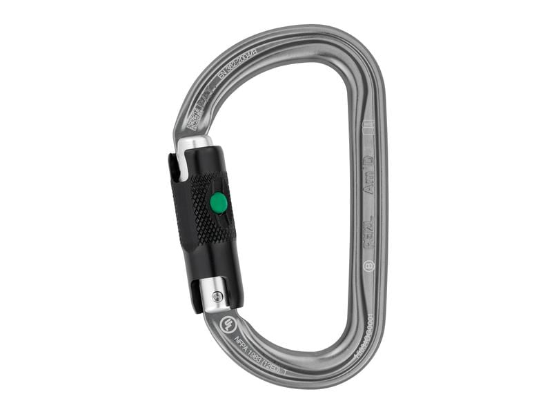 Petzl Karabiner Amd Ball-Lock D-förmiger Verschlusskarabiner