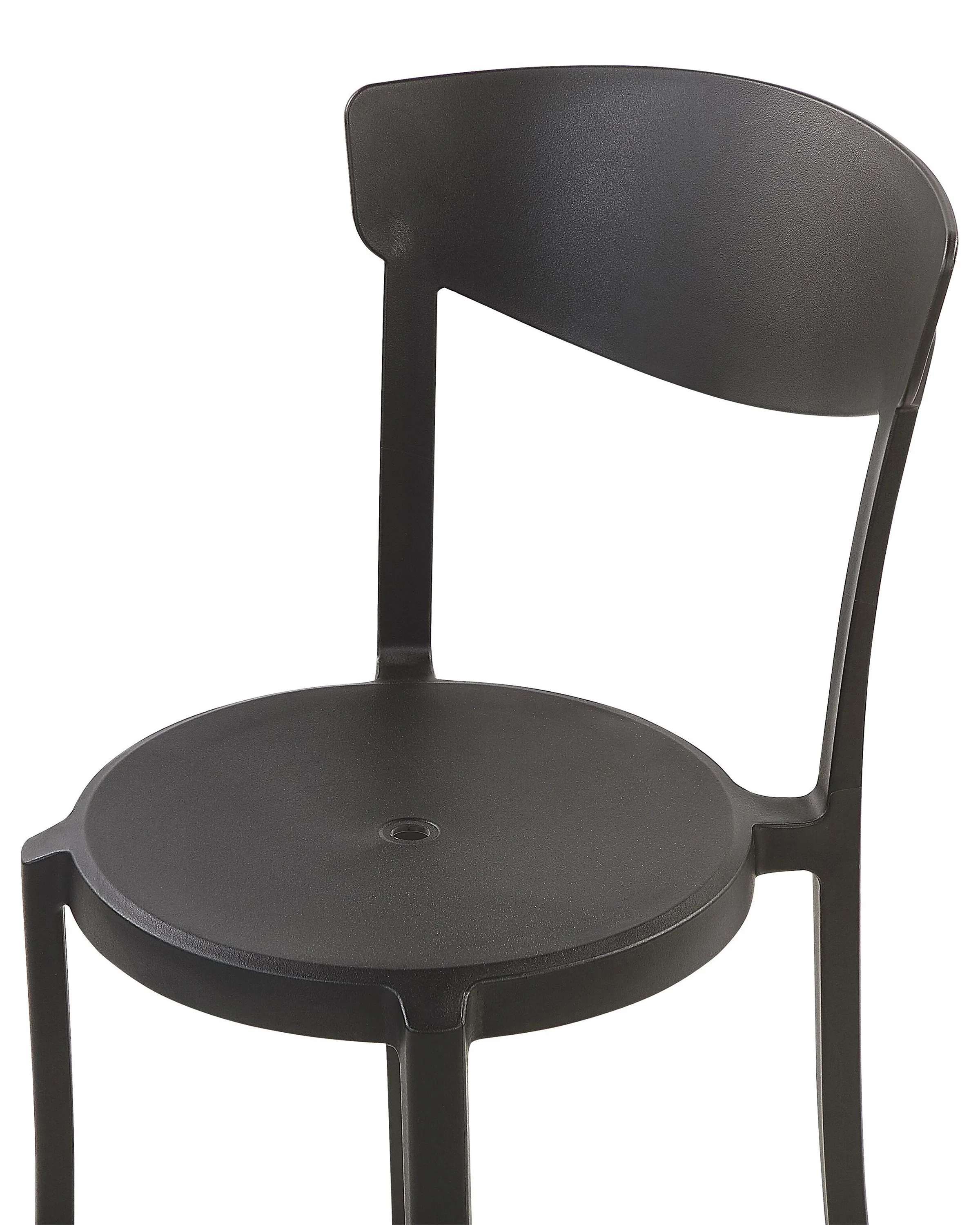 Set van 4 tuinstoelen VIESTE Zwart
