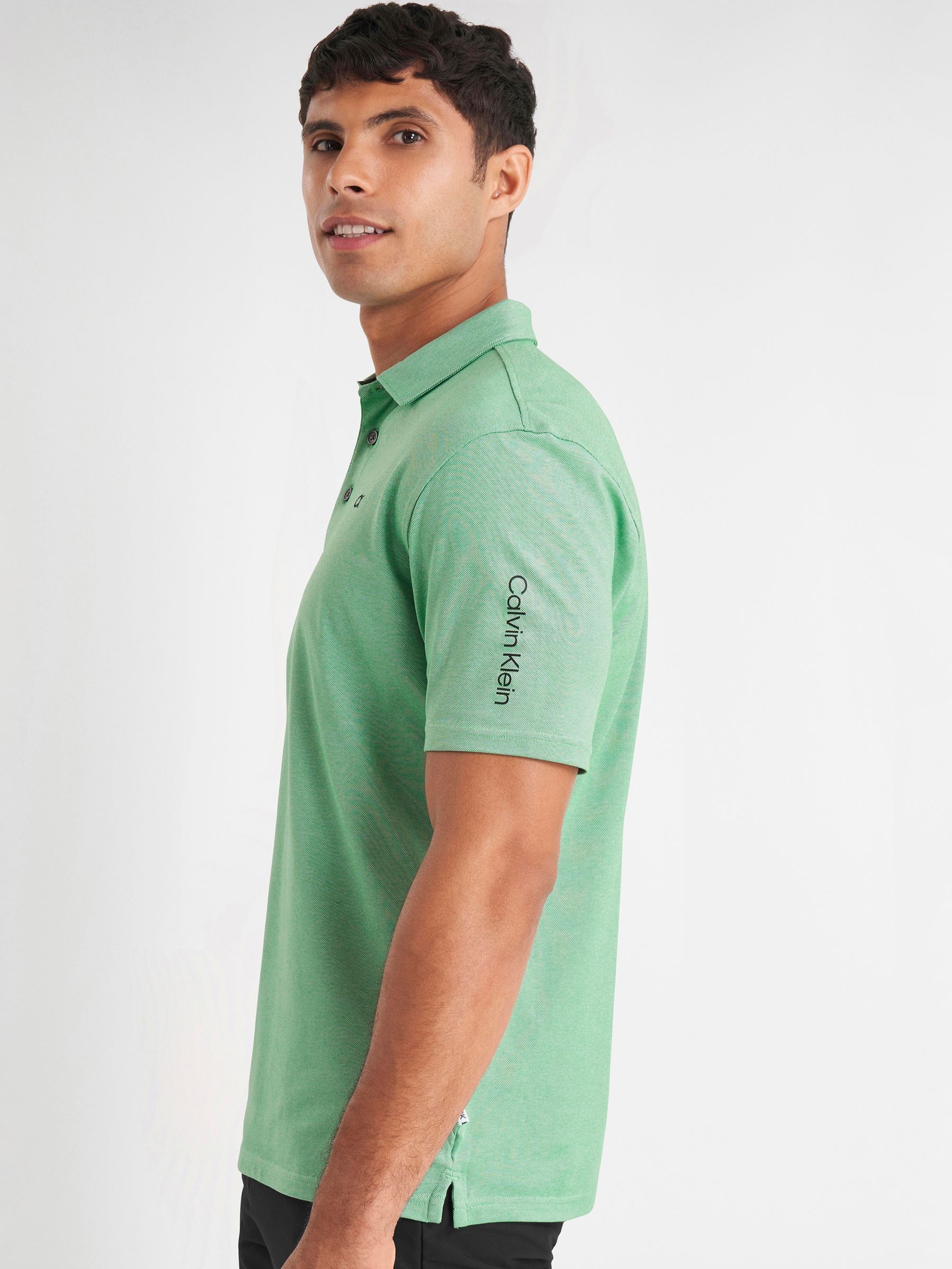 Groen - Calvin Klein Golf Uni poloshirt