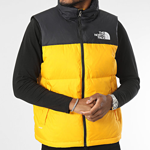 Doudoune Sans Manches Retro Nuptse 1996 A3JQQ Jaune Noir