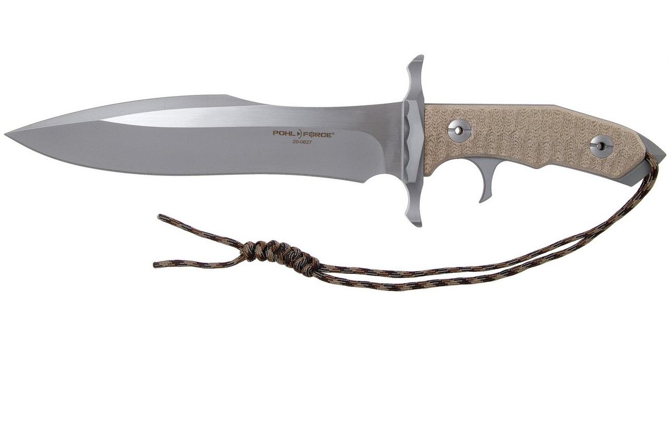 Pohl Force MK-9 Leather 5003 Last Blood CNC2 Edition Rambo mes, Dietmar Pohl design