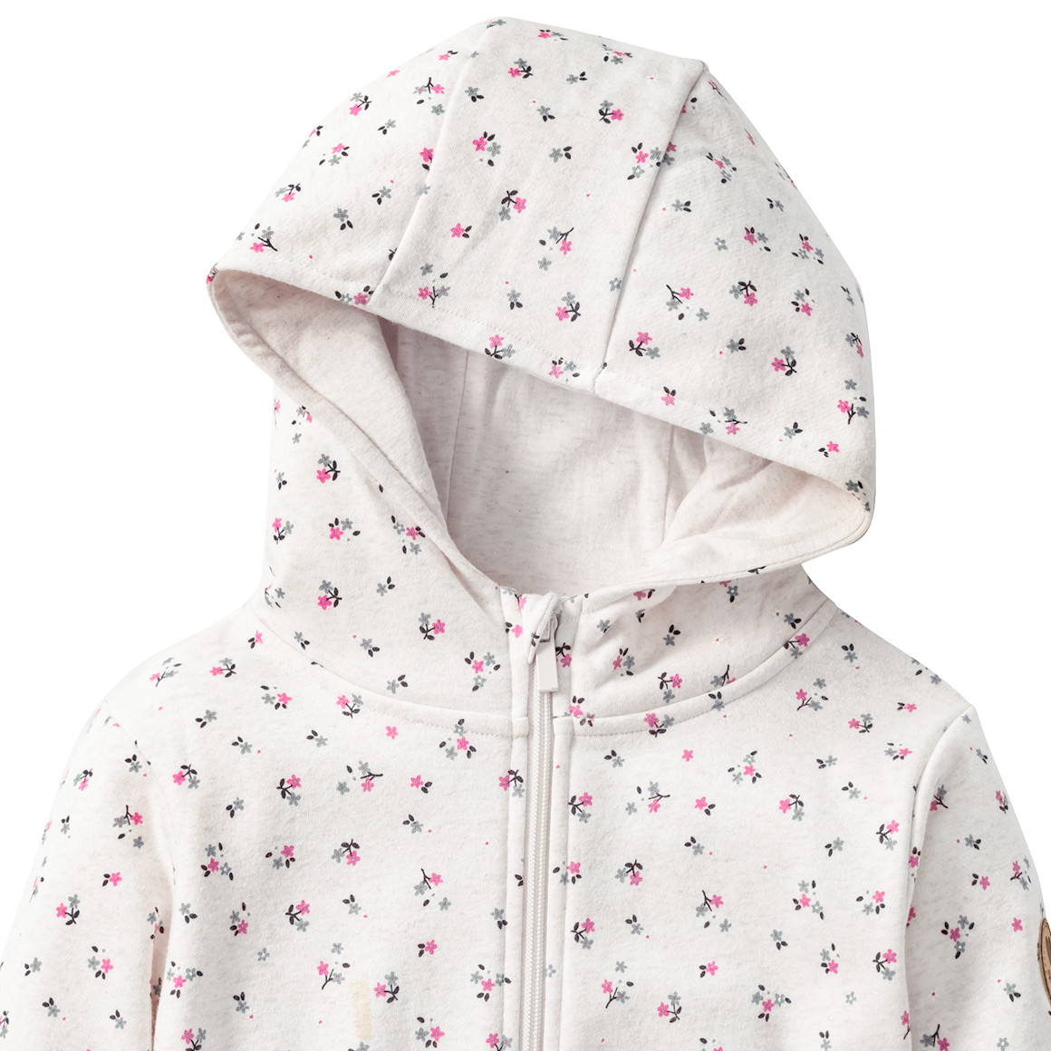 Topolino Mädchen Sweatjacke mit Blumen-Allover creme