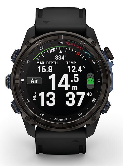 GARMIN - ORDINATEUR DE PLONGEE DESCENT MK3i BRACELET NOIR