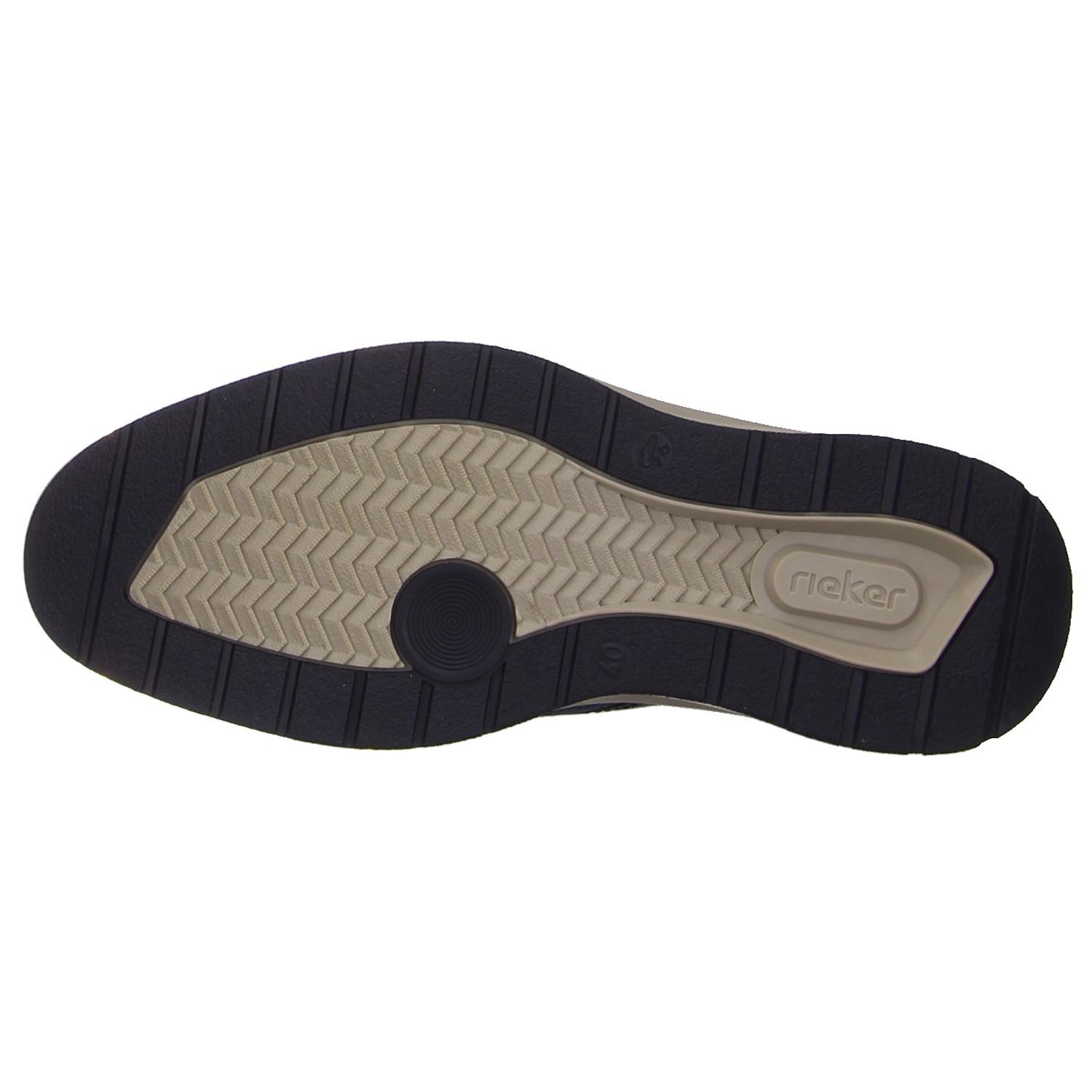 Rieker Slipper blau blau