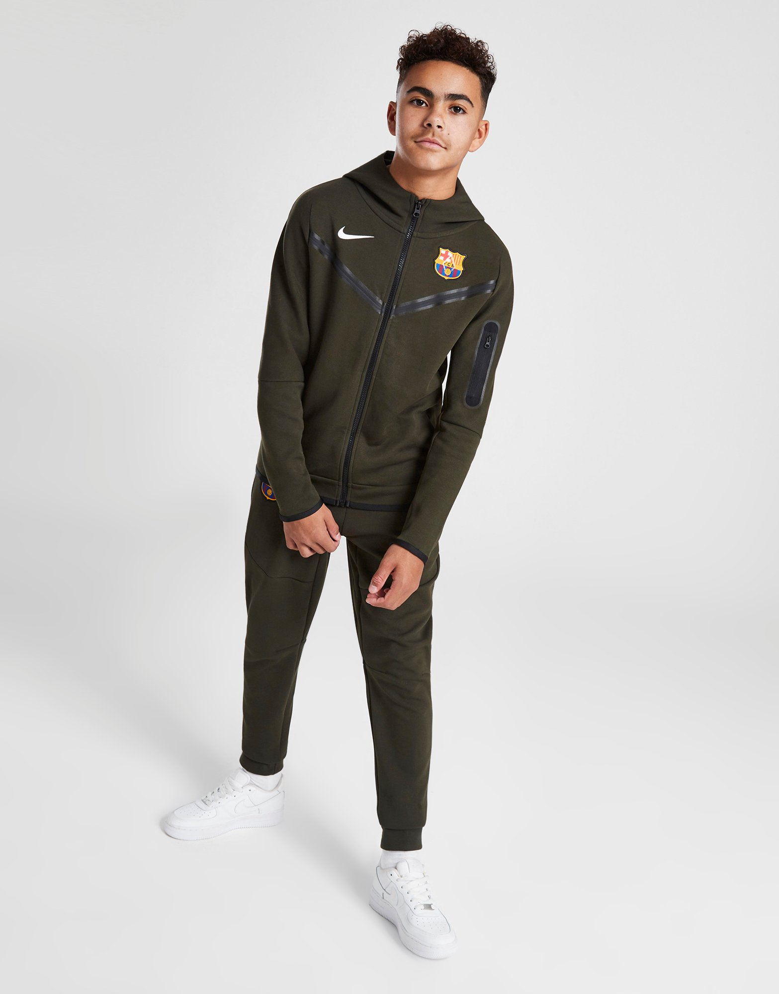Nike Sweat à Capuche Zippé Tech Fleeche Junior