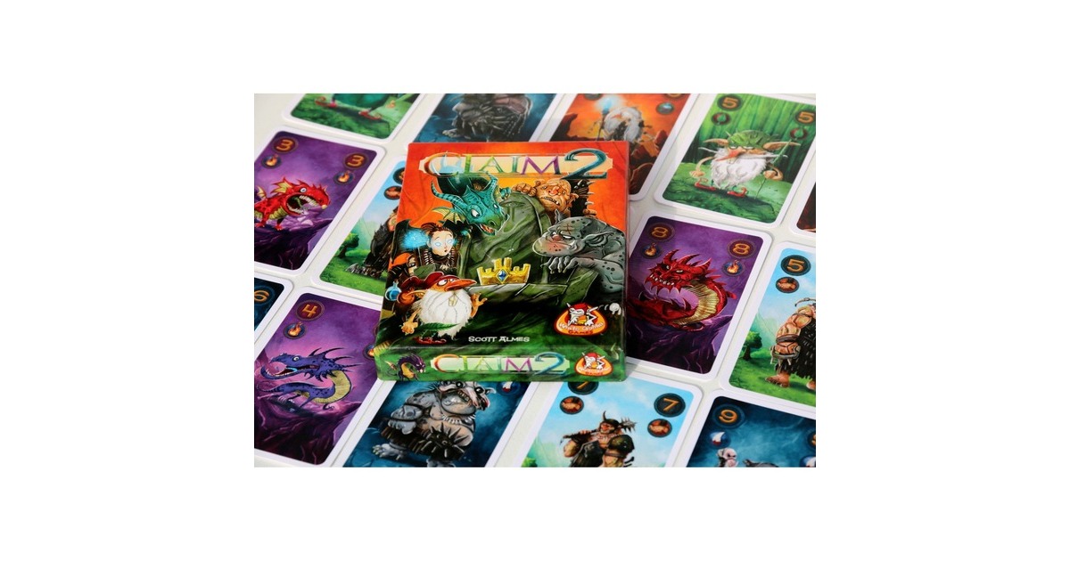 White Goblin GamesClaim 2 Kaartspel  (Nederlands, 2 spelers, 25 minuten, Vanaf 10 jaar)