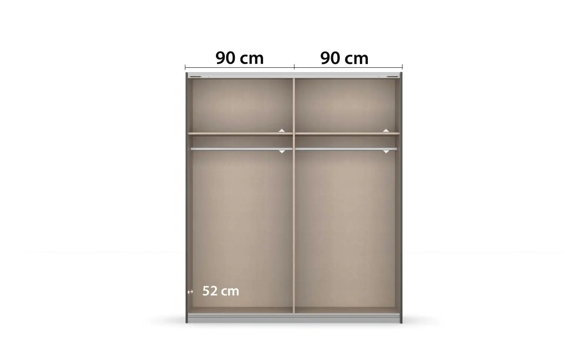Schwebetürenschrank Bridgend