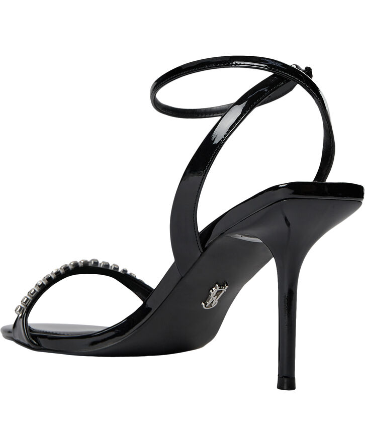 Steve Madden Fuels Sandal Black patent