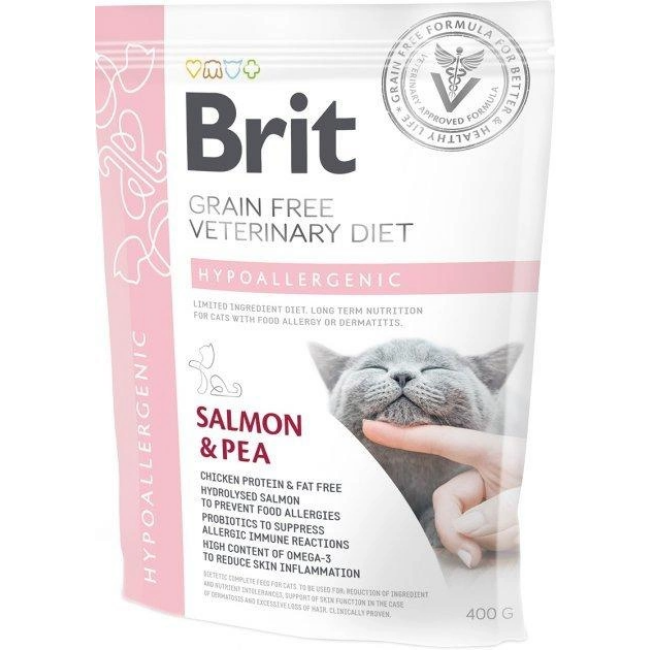 Brit Veterinary Diets Hypoallergenic Grain Free pour chat