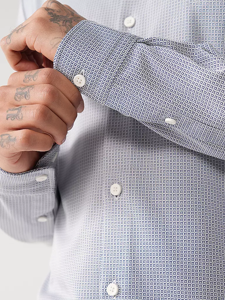 BOSS Hemd Slim Fit blau