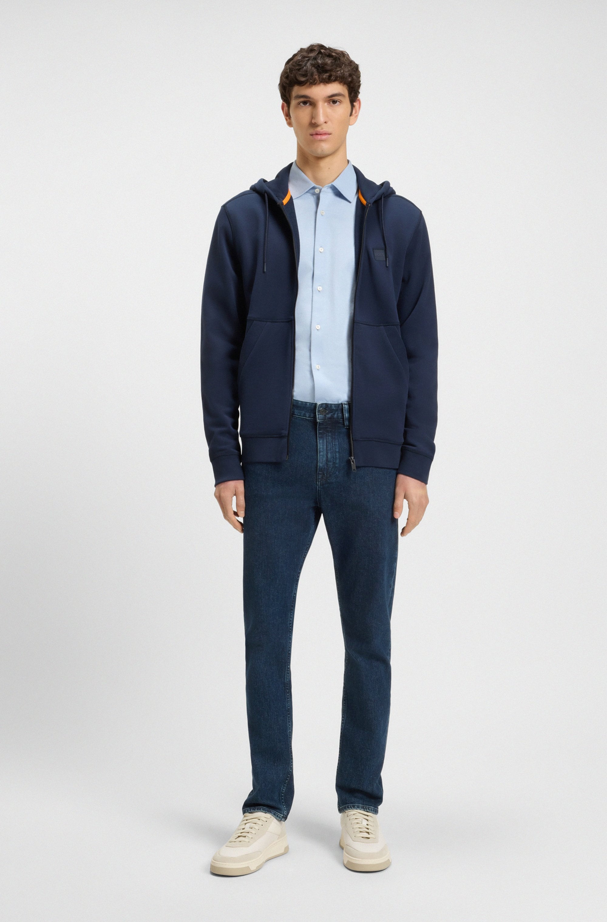 BOSS ORANGE Slim-fit-Jeans »Delaware« in dezenter Waschung