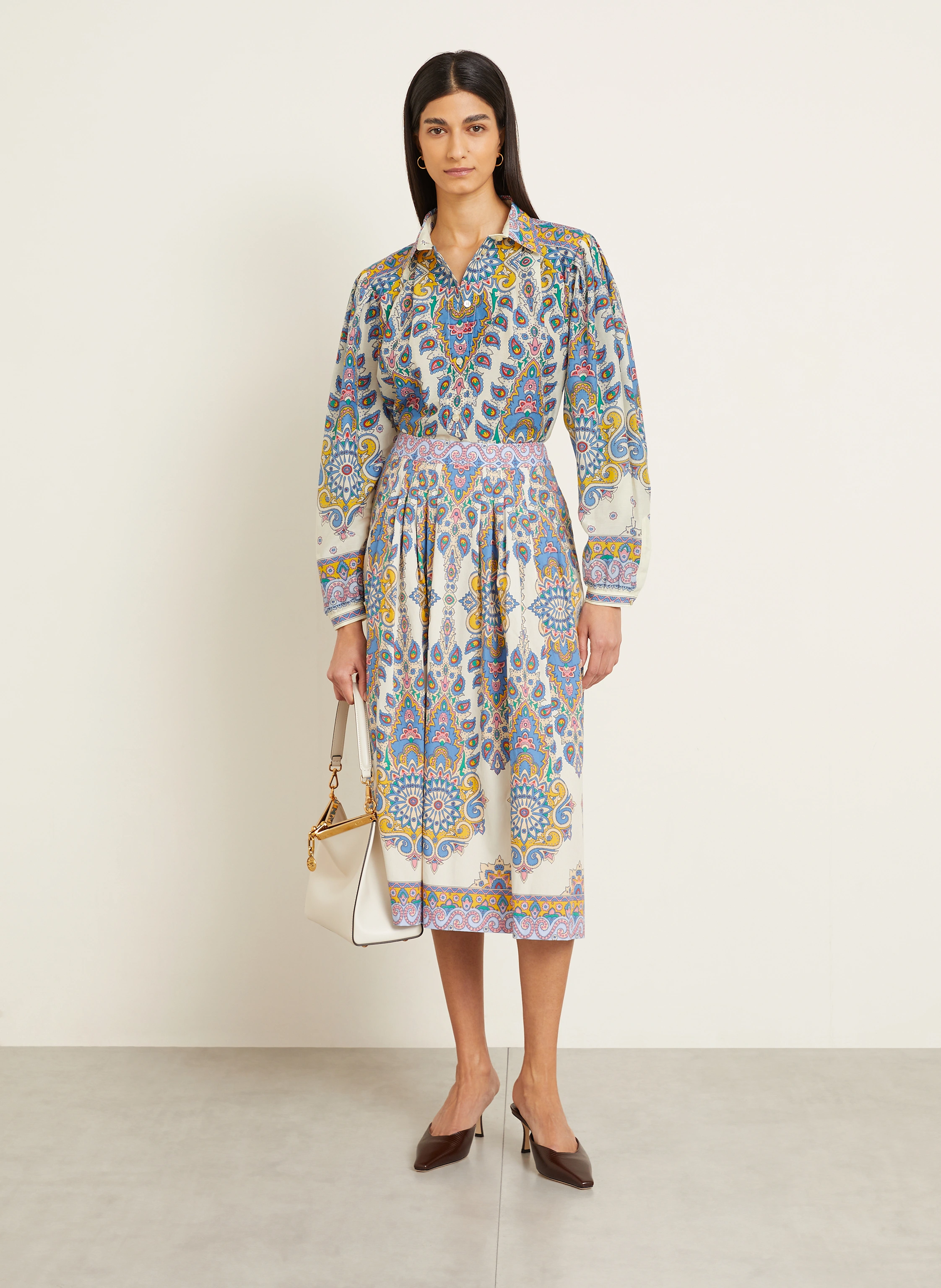ETRO Hemdbluse mit Seide