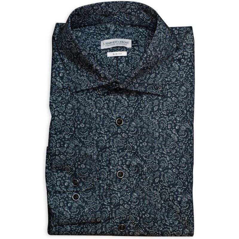 J.Harvest & Frost IB37 Poplin Chemise Regular Fit Hommes