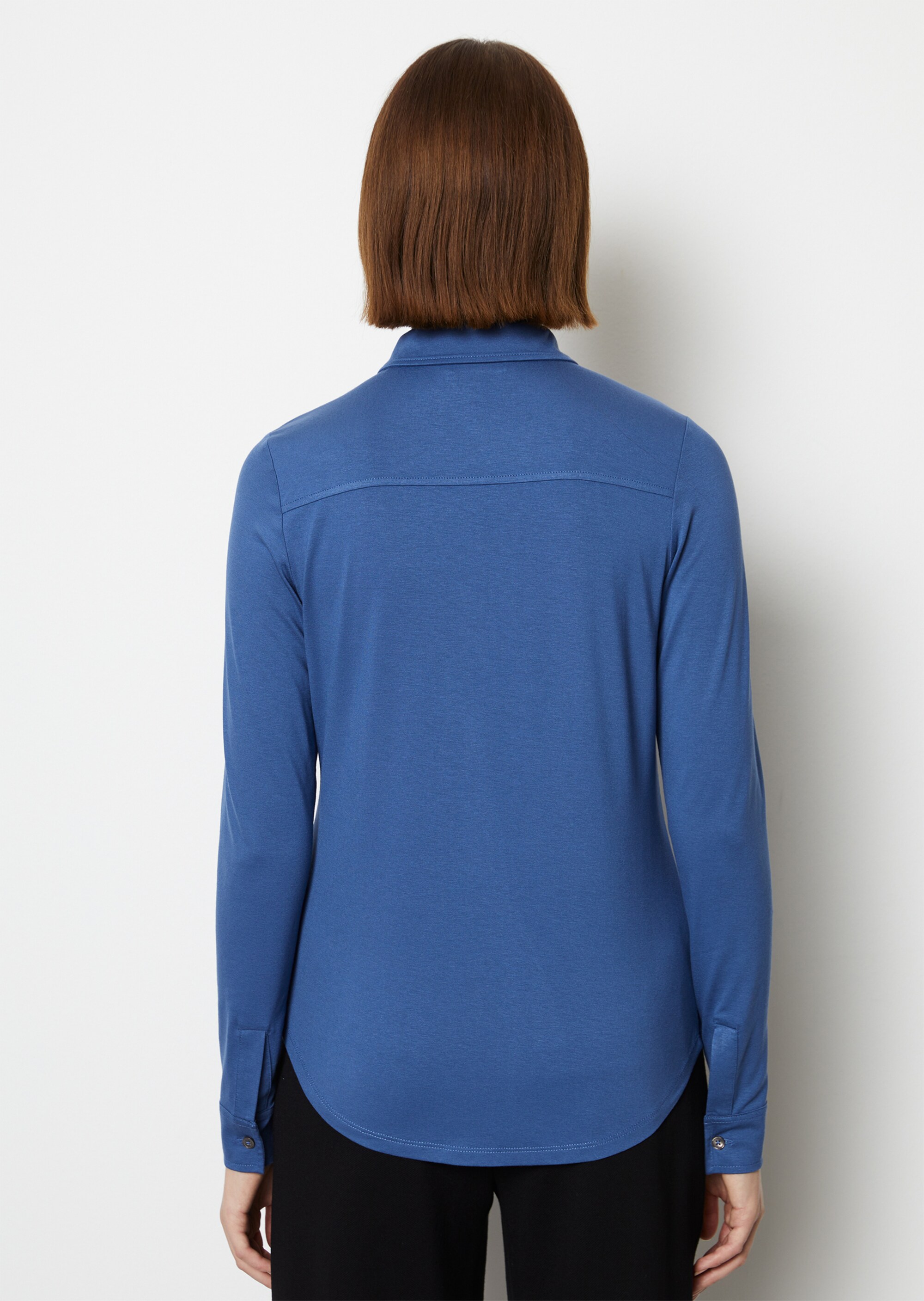Jersey-Bluse regularaus LENZING™ ECOVERO™