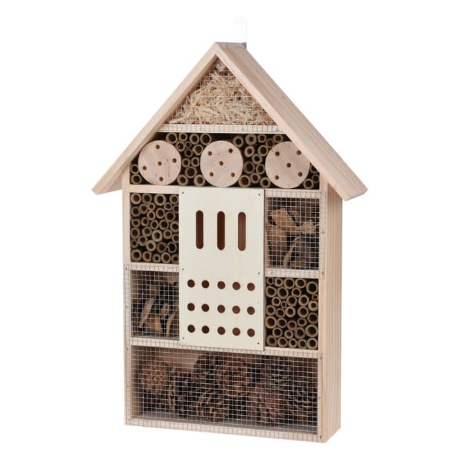 Insektenhotel - aus Holz - ca. 35 x 10 x 51 cm