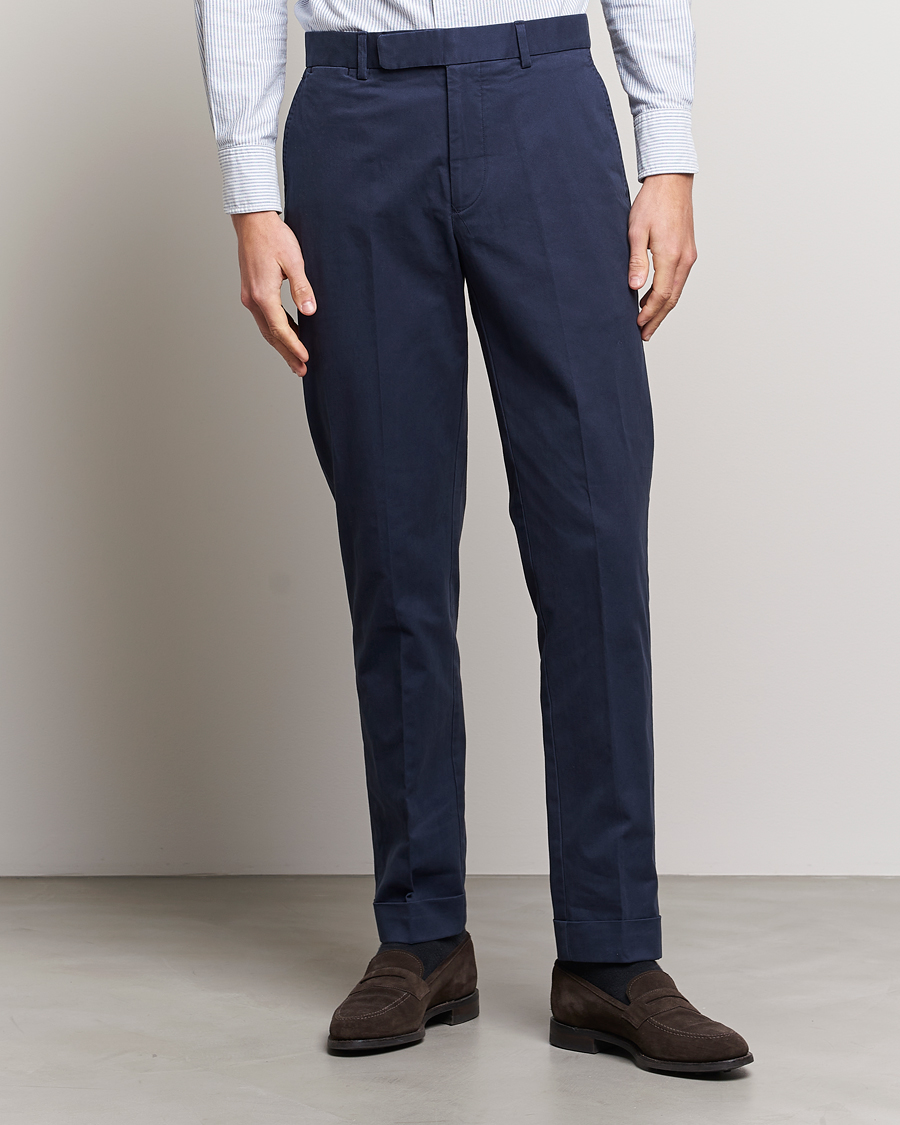 Polo Ralph Lauren Cotton Stretch Trousers Nautical Ink