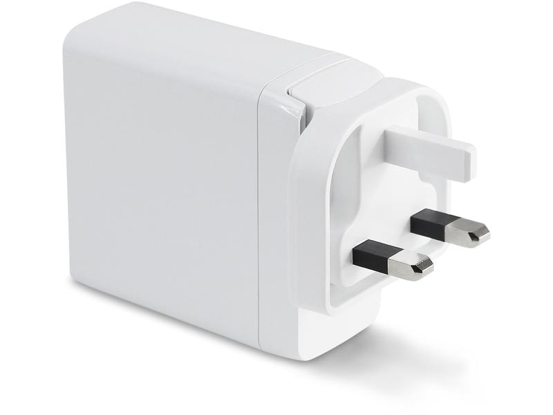 DICOTA Netzteil Universal Travel NB Charger GaN PRO 100 W Universelles Reise-Ladegerät mit 2x USB-C und 1x USB-A Anschluss