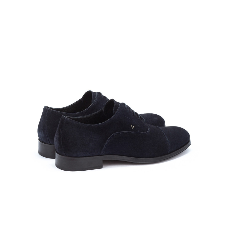 Sapatos Martinelli Empire em couro azul marinho