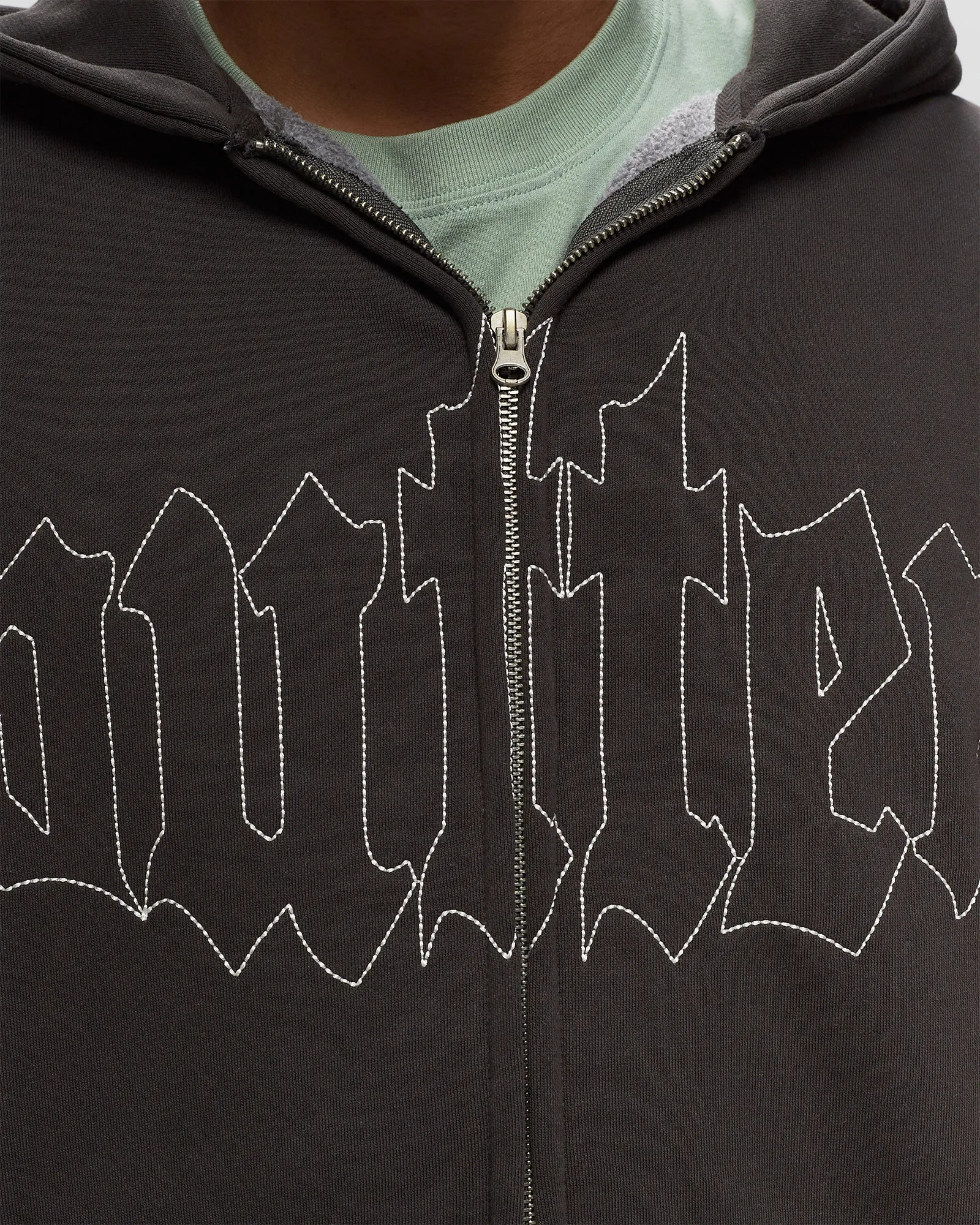 Butter Goods Cropped Zip-Thru Hood