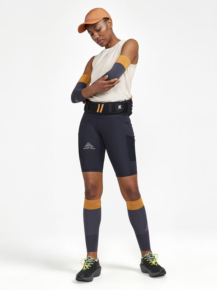 PRO Trail Short Tights Dame Black