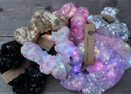 Bling led scrunchie