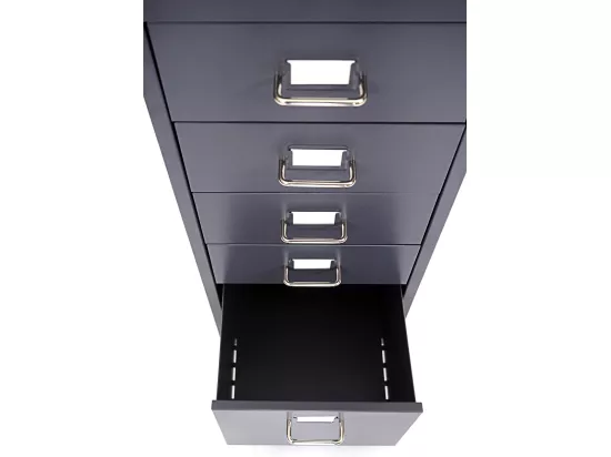Caisson roulant Preston T851, gris foncé