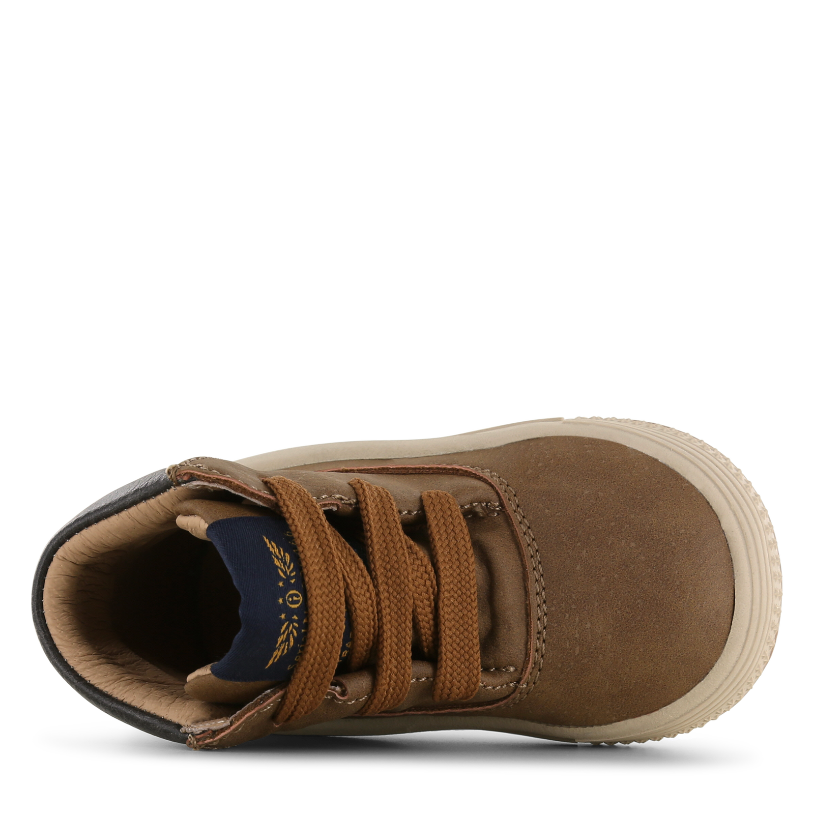 Shoesme cognac chunky schoentje Microleer | Jongens schoenen