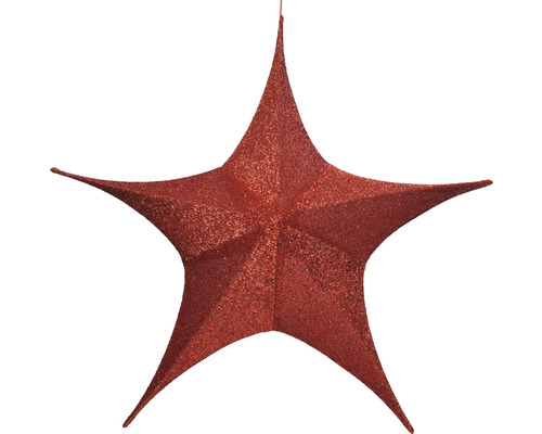 Decoratieve ster Ø 135 cm rood