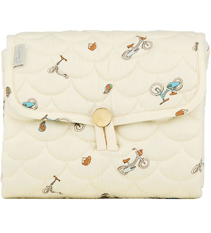 Cam Cam wickelunterlage - Quilted - 70x44 cm - Fahrräder