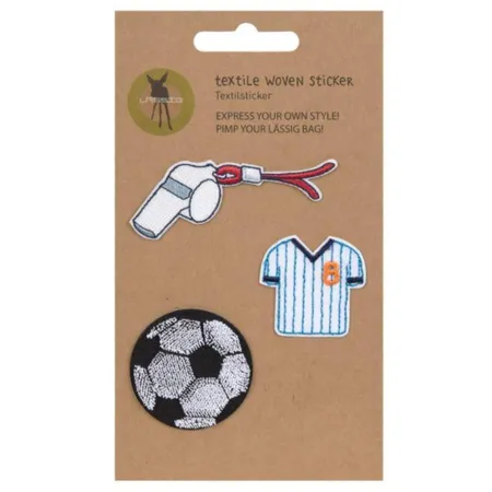 Lässig Textilsticker Fußball