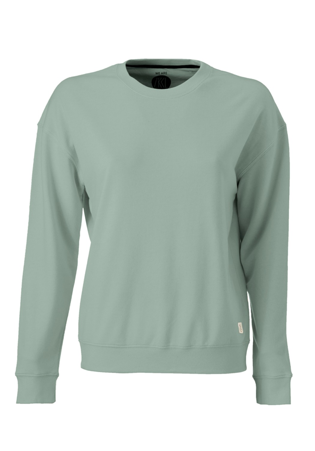 WE ARE ZRCL Damen-Sweater Basic Light Green