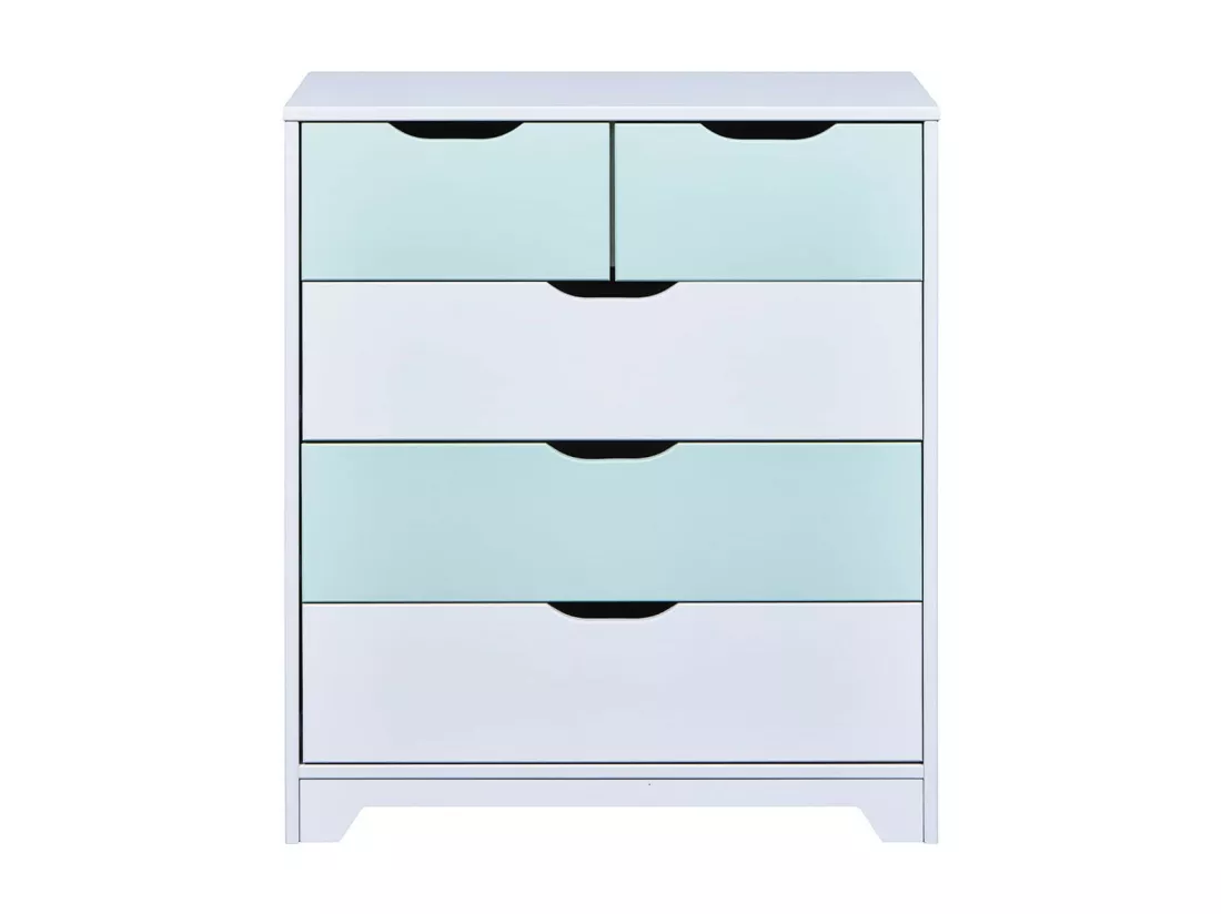 GLASCA - Chambre Complète 90x200cm en Pin Massif