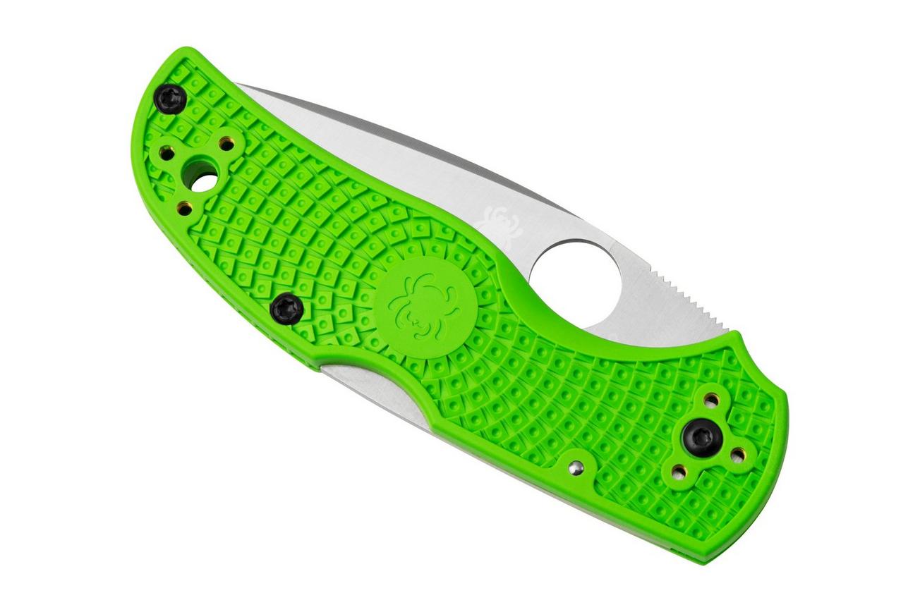 Spyderco Native 5 Salt, Green FRN, LC200N, C41SGR5 zakmes