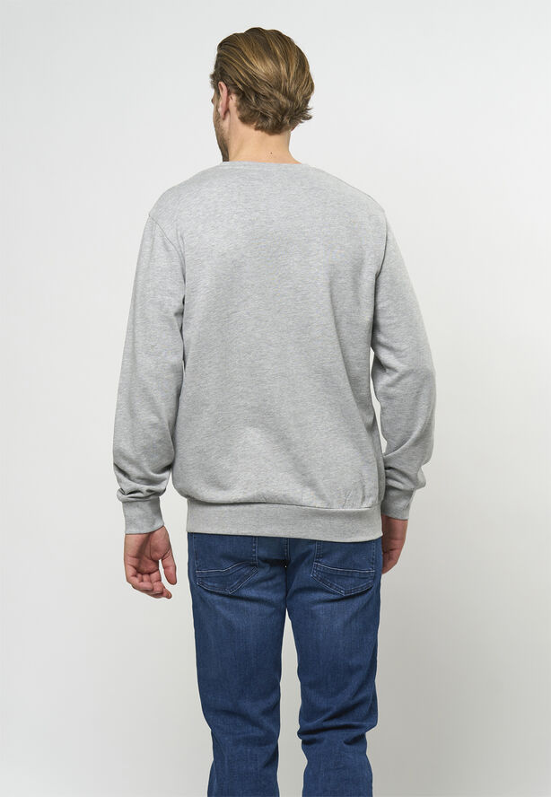 U.S. Polo Assn. Hugo Reg SW USPA M SWEAT Grey mélange