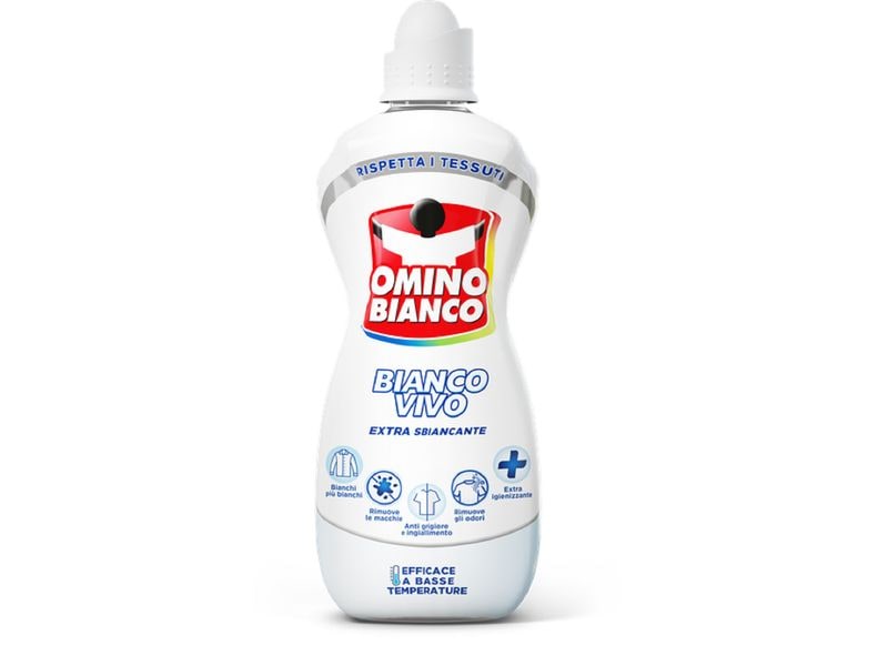 Omino Bianco Flüssigwaschmittel Reines Weiss 0.9 l Reines Weiss mit sofortiger Bleichwirkung für reines Weiss und schützt die Textilien