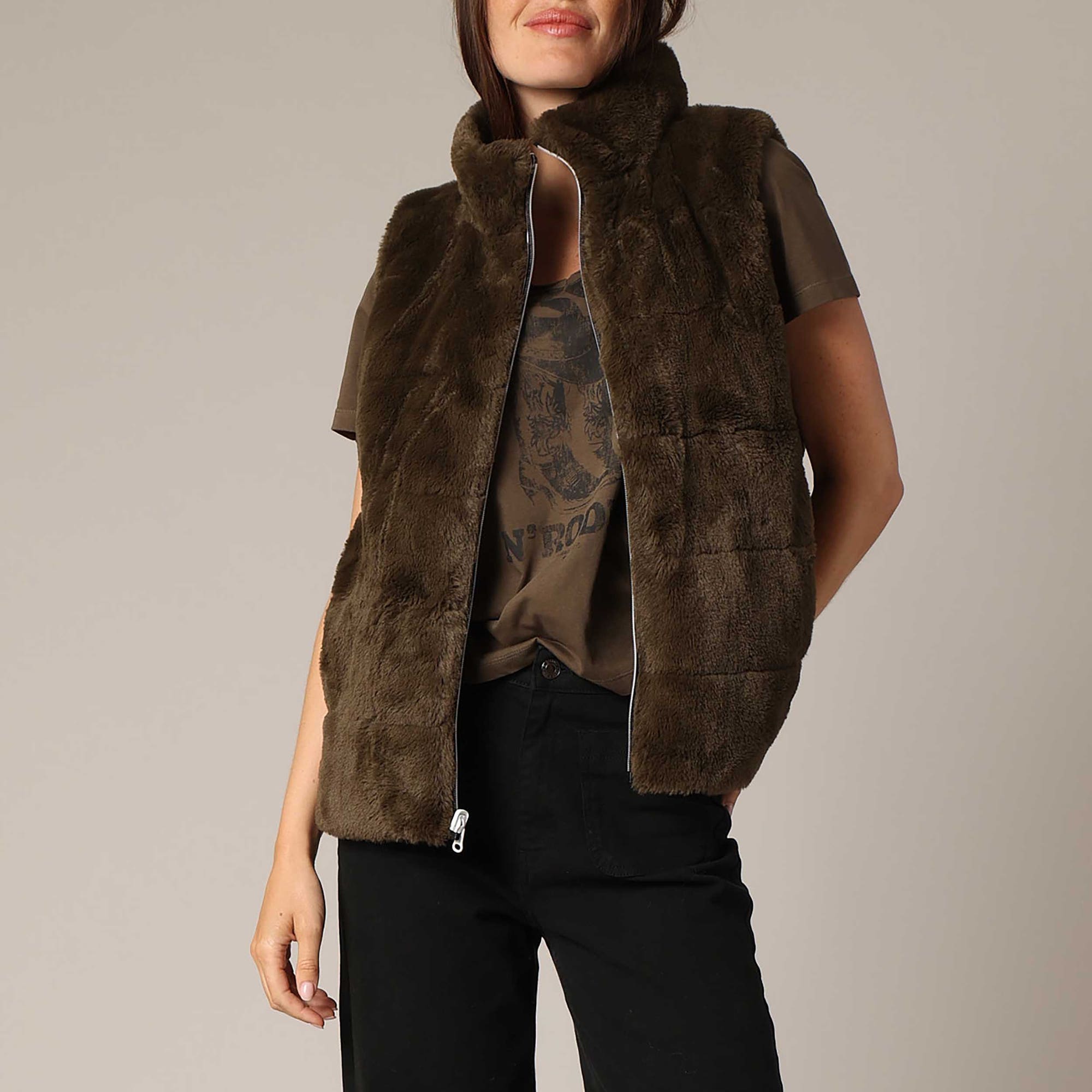 Veste Femme kaki