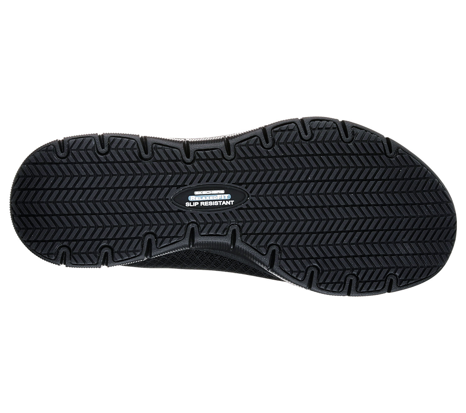 SKECHERS WORK Damen-Schnürschuh schwarz