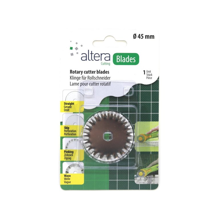 Altera Ersatzklinge für Rollcutter Zickzack