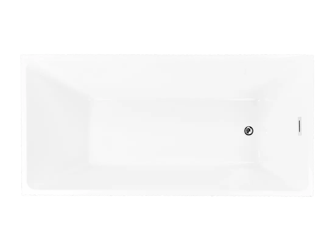 Baignoire îlot blanche rectangle 169 x 80 cm GOCTA