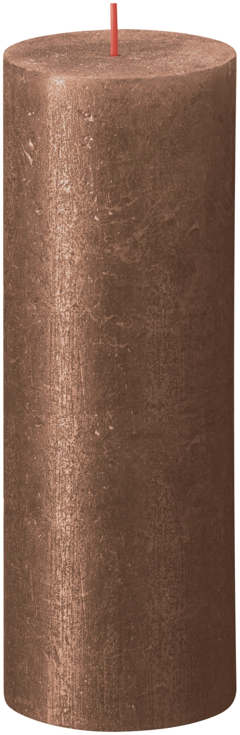 Bolsius Metallic Rustiekkaars 190/68 Koper (1 stuk)