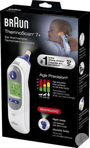 Braun ThermoScan 7+ Thermomètre Auriculaire Age Precision IRT6525 Pièce 1