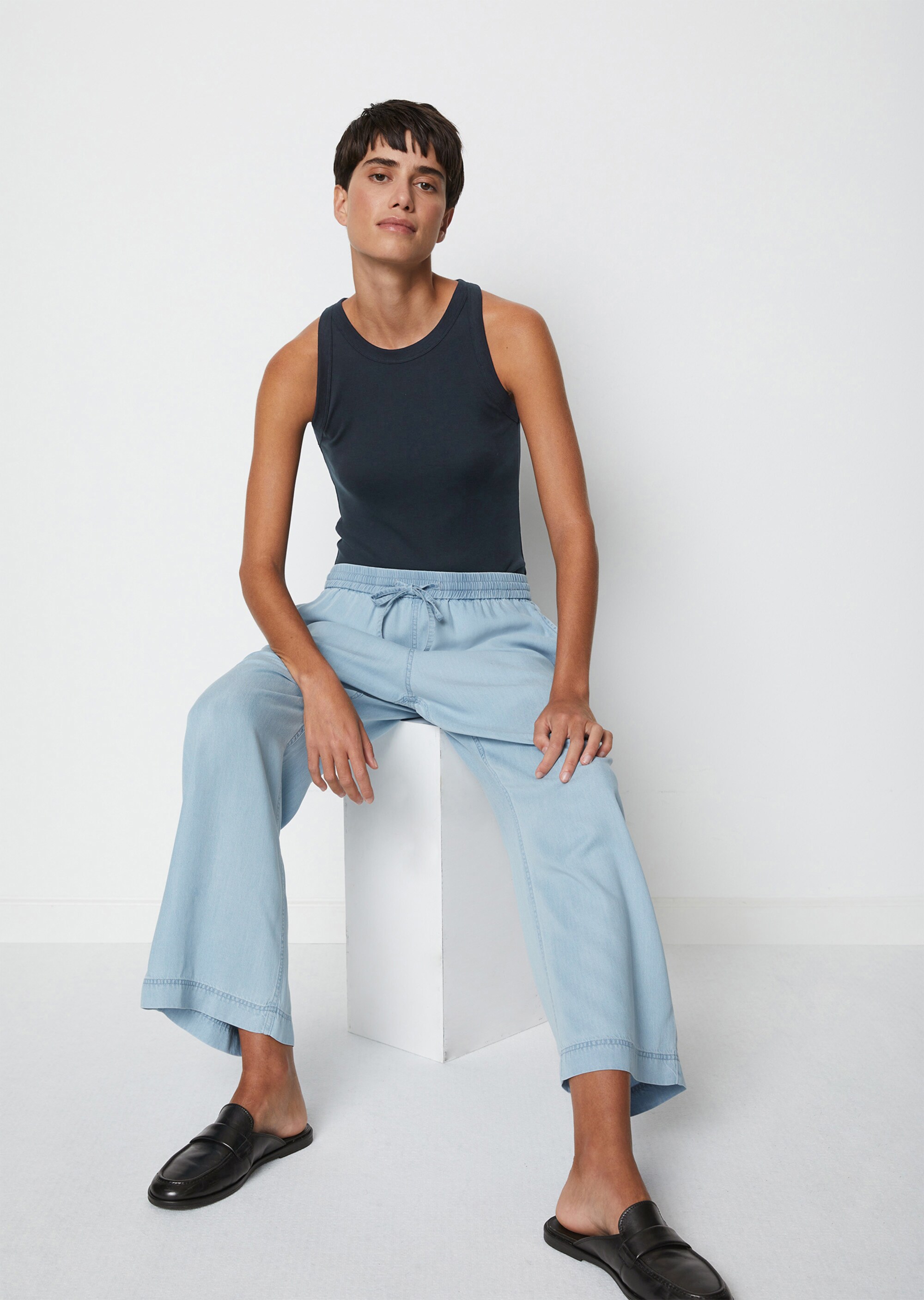 Tanktop regular aus Organic-Cotton-Rib-Jersey