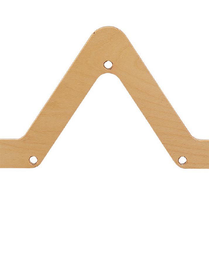 Holz-Spielbogen STERN (90x63) in natur