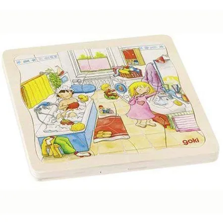 goki Schichtenpuzzle Mein Tag