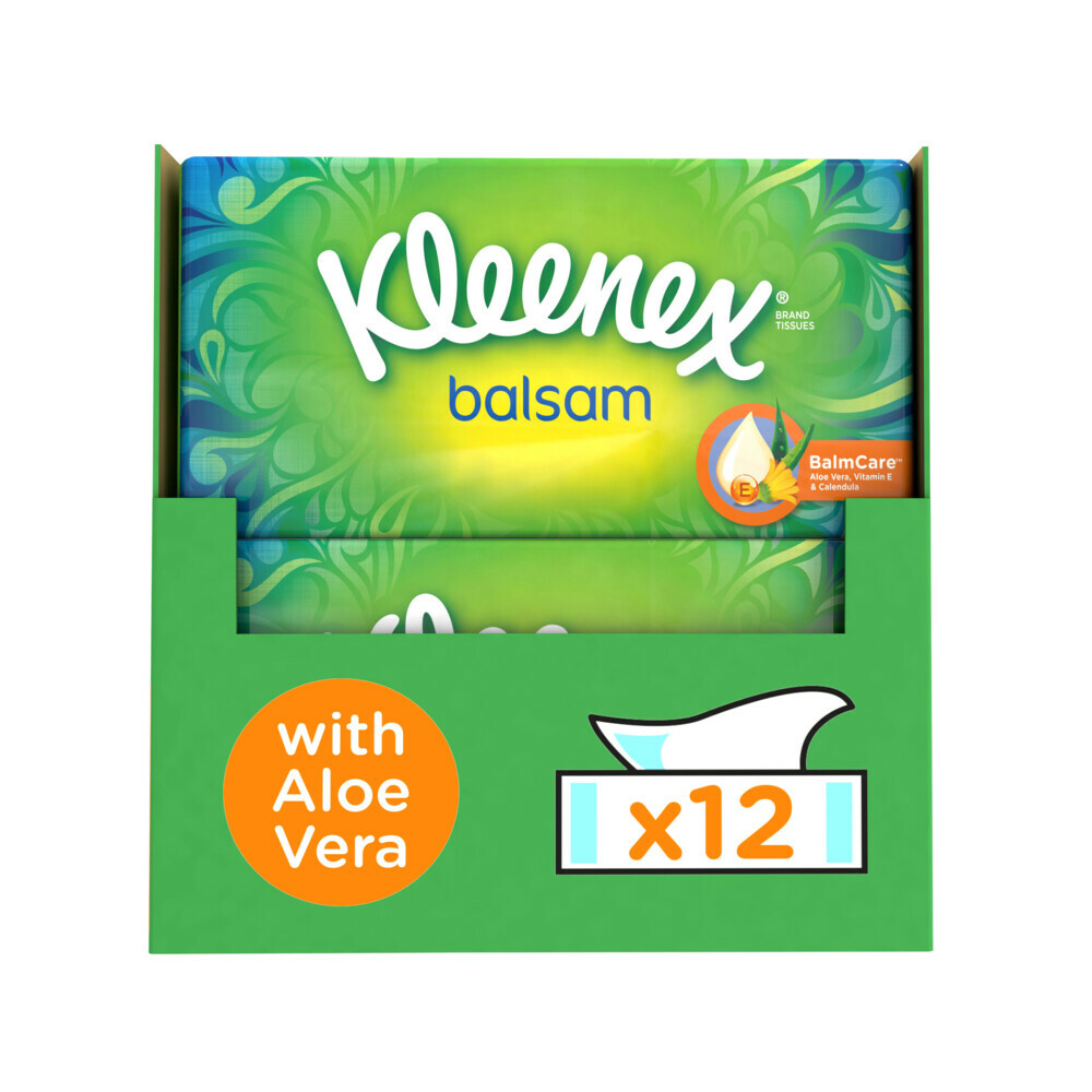 12x Kleenex Tissues Balsam64 stuks